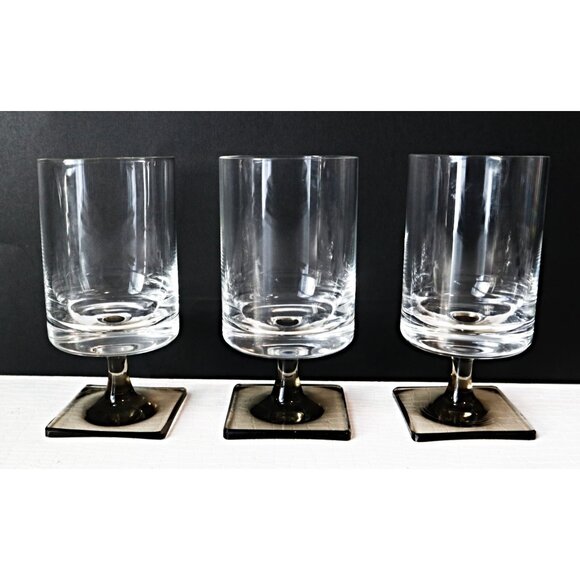 6 Crystal WINE GLASSES ROSENTHAL Berlin George Butler Jensen Vintage Barware - Picture 2 of 5